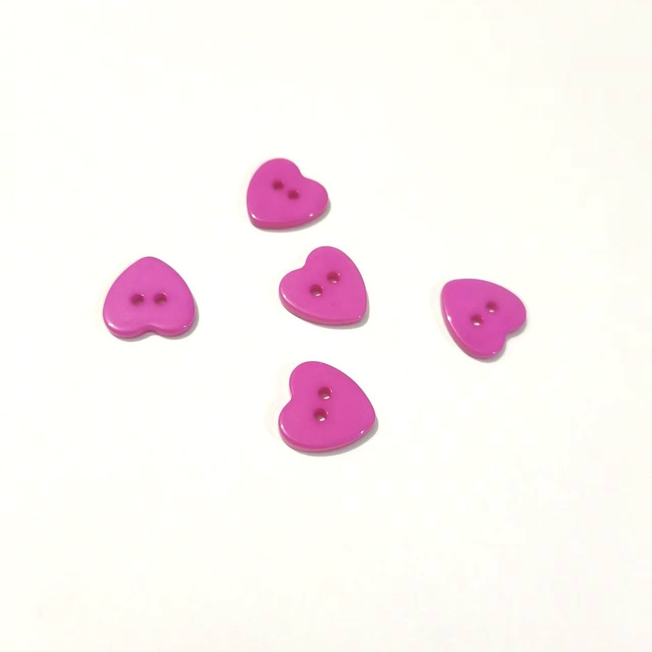 3027  Love Buttons Colored Sweater Resin Two Eyes Children's Two Eyes DIY Handmade Shirt Buttons Decorative Buttons