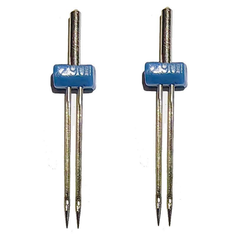 1868★ Twin Needle for Domestic Sewing Machines, Sizes 2/3/4, Compatible with Brother, Butterfly, and Juki-Style Models★