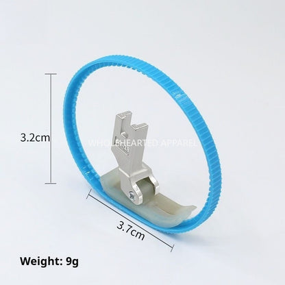 1845★ Pied presseur à roulette double face, Pied presseur à anneau pour cuir, matériaux épais, doudounes et surpiqûres décoratives★