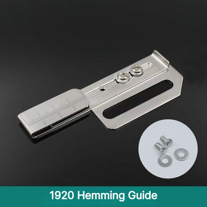 1920★ Adjustable Hemming Folder for 3-Needle 5-Thread Coverstitch Machine, Sewing Attachment.