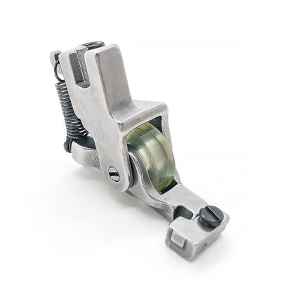 1007★ New Arrivals 2 | More Options | Adjustable Invisible Zipper Roller Presser Foot for Industrial Sewing Machines, Thick & Thin Fabrics and Cotton Cord Piping.