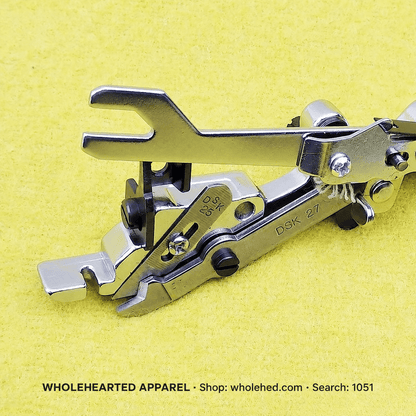 1051★ Flatbed Sewing Machine Edge Cutter Conversion Kit with Needle Positioning Components.