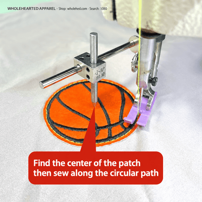 1080★ New Xiao Lv La Mo Circular Patch Sewing Guide for Lockstitch Machines.