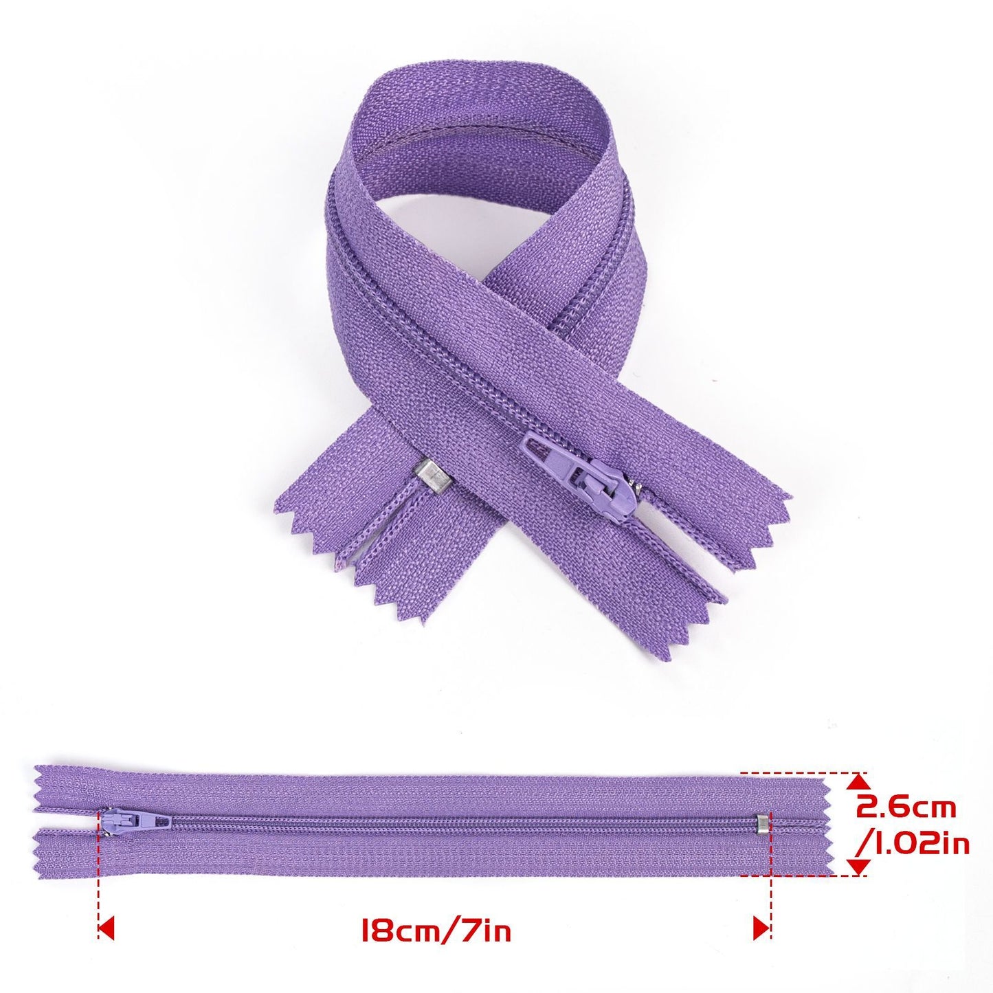 3069  Zipper No. 3 nylon core zipper pants pocket access control placket wholesale Guangdong Guangzhou delivery 18 cm 7 inches