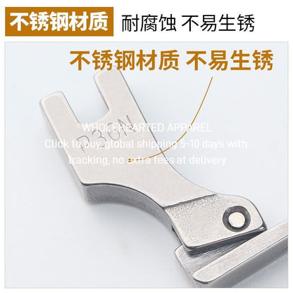 1500★  All-steel flat car left and right unilateral press foot invisible zipper press angle P36N P36LN plastic single press foot flat seam car