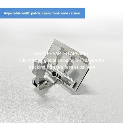 1450★  Computer flat car S10A adjustable sticker pressing foot Lockstitch sewing machine webbing strip collar pressing strip rubber band lace guide belt pressing foot