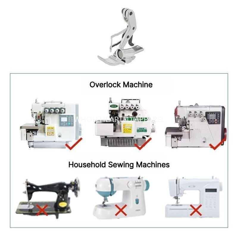 1908★ Special Presser Foot for Four-Thread Overlock Machines, Beads, Sequins and Cords★