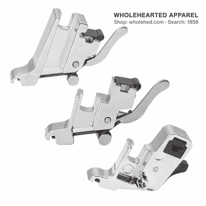 1858★ Support de pied-de-biche multifonctionnel et adaptateur à tige haute/basse pour machines à coudre domestiques