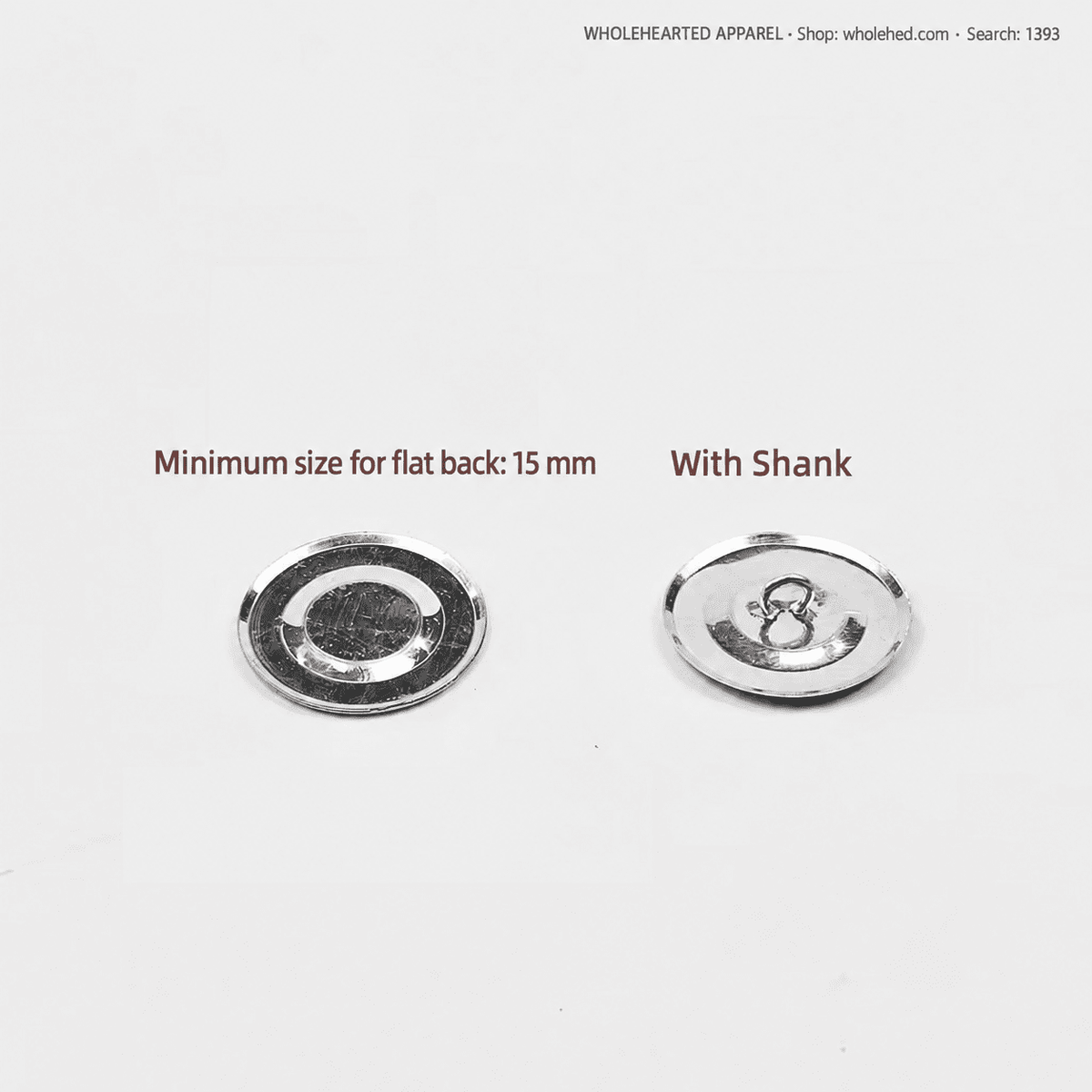 1393★ Universal Fabric-Covered Metal Button Maker Tool, 4 Sizes, Bulk Pack for 20 Pairs.