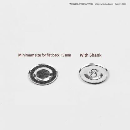 1393★ Universal Fabric-Covered Metal Button Maker Tool, 4 Sizes, Bulk Pack for 20 Pairs.