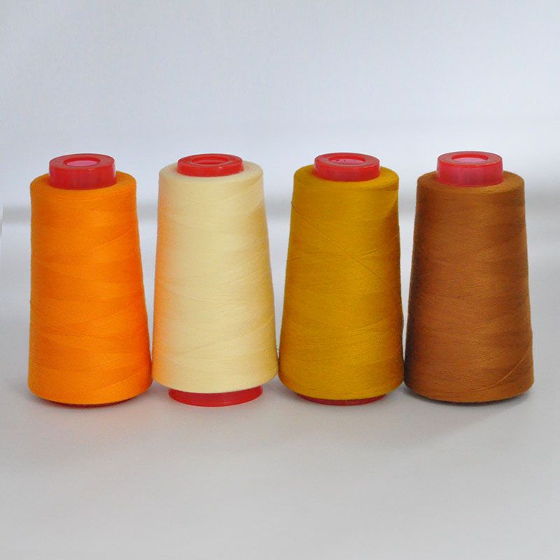 3053  Thread 402 Sewing Thread Household High Speed Thread Sewing Machine Pagoda Polyester Flat Car Large Roll Black and White Color