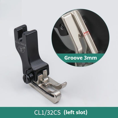 1738★ New Model Premium Dual Spring Grooved High Low Presser Foot Lockstitch Machine Cord Piping Insertion And Topstitching★