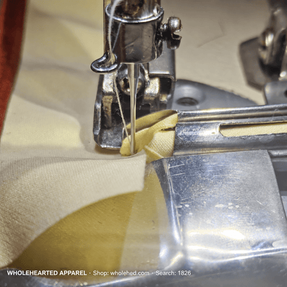 1826★ Heavy-Duty Handmade Binding Folder for Garment Lockstitch Sewing Machine Presser Foot, No-Iron Edge Binding Folder with Smooth Stitching and Stable Results.