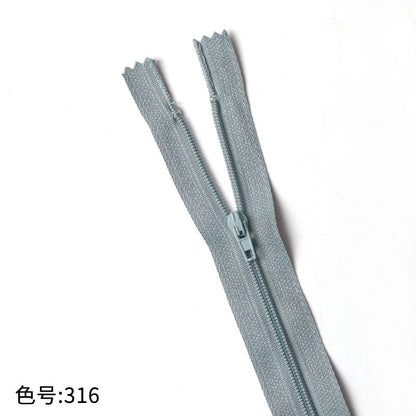 3069  Zipper No. 3 nylon core zipper pants pocket access control placket wholesale Guangdong Guangzhou delivery 18 cm 7 inches