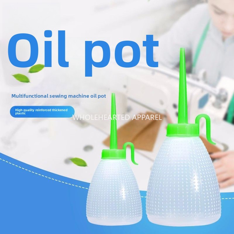 1675★  Plastic size oil pot (empty pot) Resistant to drop and extrusion, not broken, sewing machine oil pot Plastic oil pot for sewing machine