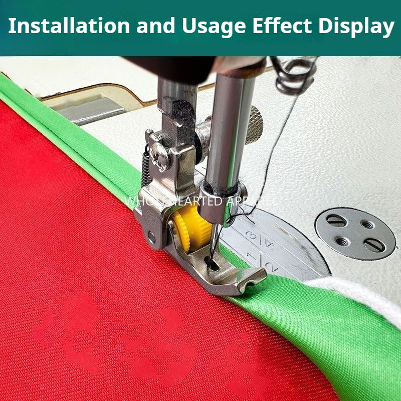 1094★ Boutique all-steel roller with embedded rope presser foot Flat car with slot embedded rope tooth strip presser foot★