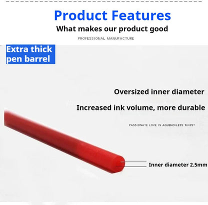 1298★  Factory direct sales high temperature disappearance pen thick rod, clothing leather special point pen, disappearance refill fabric heat elimination pen★