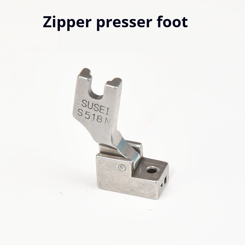 1522★  Sewing machine accessories S518NS invisible zipper presser foot industrial flat car sewing machine flat sewing machine zipper presser foot all steel★