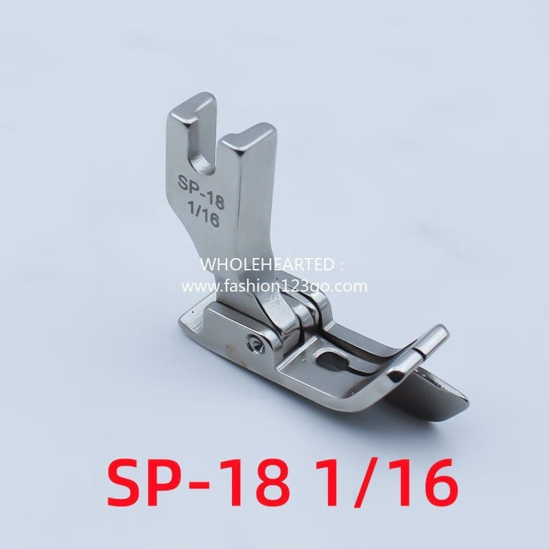 1153★ Prensatelas SP-18 totalmente de acero galvanizado con bloque, prensatelas de tope, cuchilla larga especial con cuchilla para material grueso de mezclilla, marca genuina★