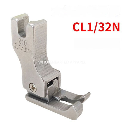 1552★ Pied-de-biche plat à grande tête, butée haute et basse, 211 CR1/32, tout acier, avec butée haute et basse, accessoires pour machines à coudre★
