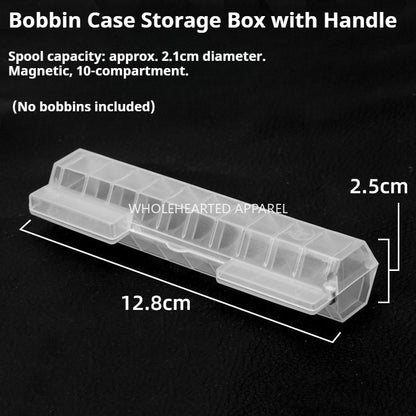1565★  Computer flat car sewing machine shuttle core magnet storage box Jack A3A4 Zhongjie Fushan brothers plastic lock cylinder wire core★