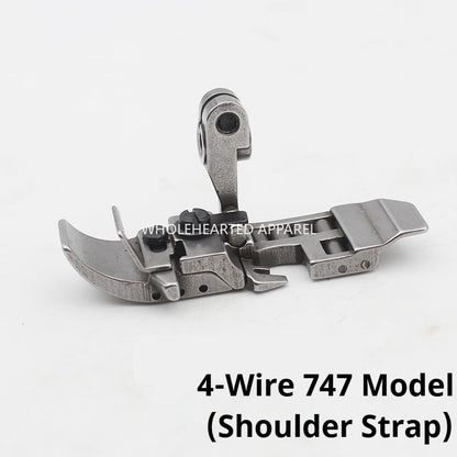 1273★  Edge copy machine roller presser foot, oversewing machine four-wire, five-wire thick material roller presser foot, edge copy machine anti-wrinkle presser foot★
