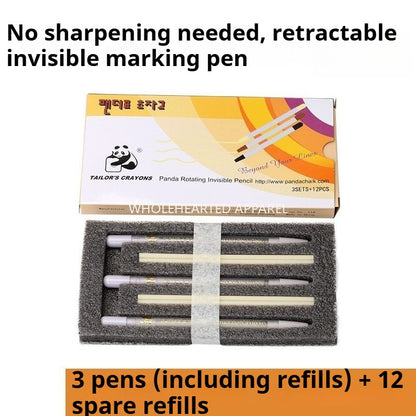 1645★  High temperature invisible pull line pen Leather scribing pen Invisible scribing chalk pull line Crayon Sewing machine Line drawing auxiliary tool