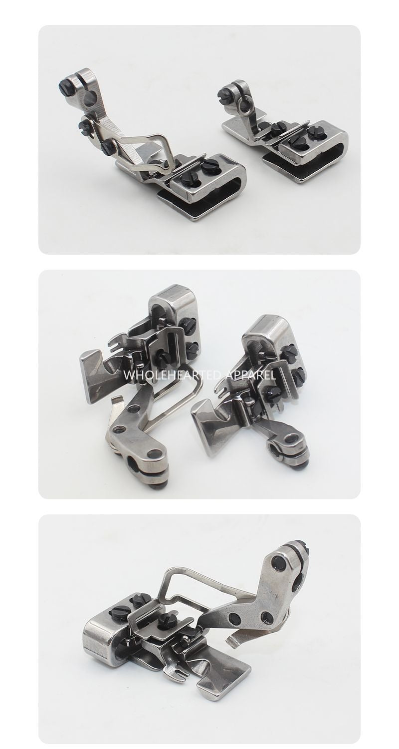 1326★ Pied-de-biche pour surjeteuse à quatre fils, pied froncé double couche pour finition des bords ★