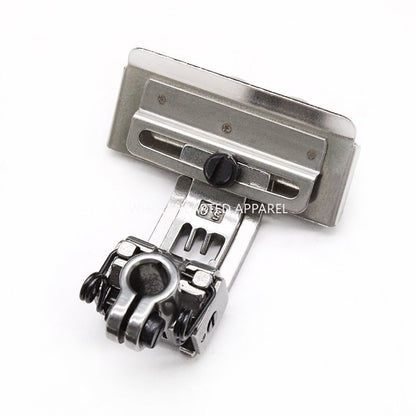 1555★ Accesorios para máquinas de coser, máquina de coser de tres agujas y cinco hilos con enclavamiento, prensatelas para pegatinas, prensatelas para cintas de 5,6 pulgadas, dispositivo para dobladillos con pegatinas de banda de goma★
