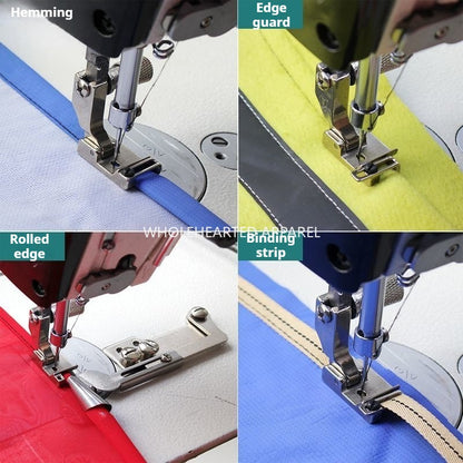1388★  New SY-73B rib hemming hemming upper lace webbing neckline pressing line multi-functional presser foot★