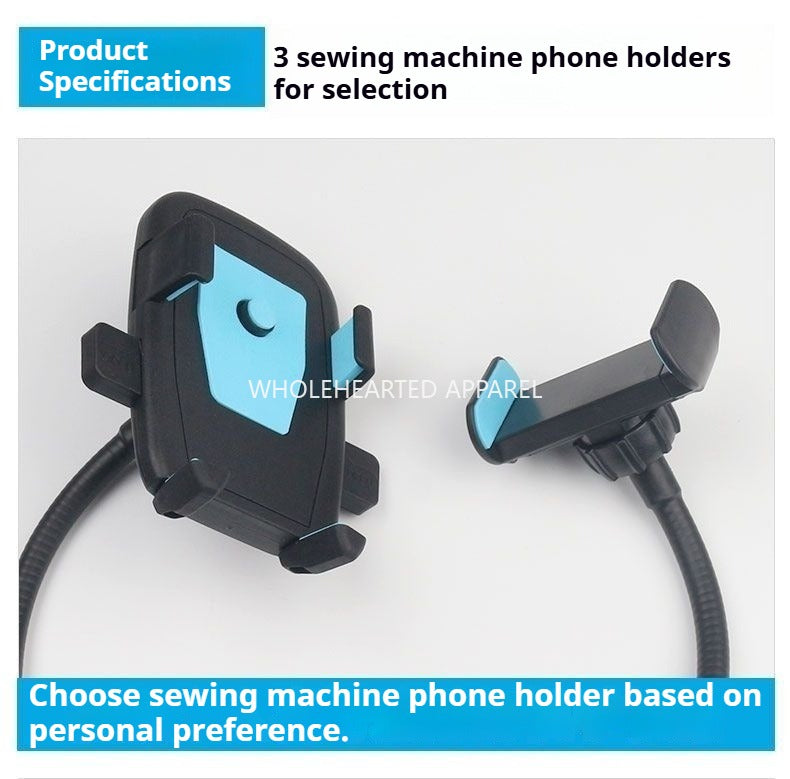 1035★  360-degree strong magnetic mobile phone holder, multi-functional magnetic shooting live broadcast mobile phone holder, sewing machine mobile phone holder★