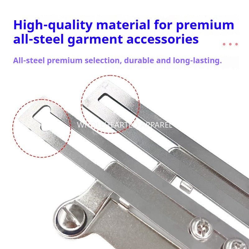 1447★ Accesorios para máquinas de coser Dispositivo auxiliar de cordón de tracción de carro plano Cuerda de inserción Tira de inserción de cordón de tracción Cáñamo ancho ajustable multifunción★