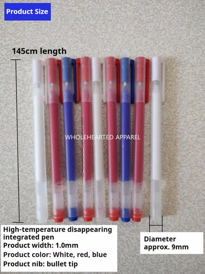 1397★  High temperature disappearance pen, special leather fabric for clothing, point making for clothing, water-soluble decolorizing pen for heat dissipation, water fading and cloth elimination★