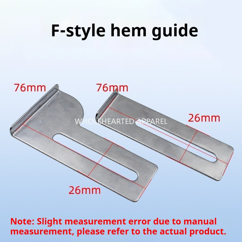 1123★  CW500 car interlock sewing machine fixed three-needle five-thread roll hem fixed rope car pull waistband positioning baffle roll (change★