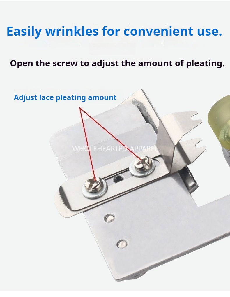 1550★  Sewing machine accessories flat car wrinkled pressing foot up and down flat skirt lace wrinkled up and down flat pressing foot wrinkled cloth★