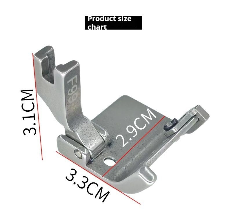1167★  Flat car F99 universal presser foot Curling edge pull tube presser foot Adjustable blindfold roll trouser foot bag Back collar webbing presser foot★
