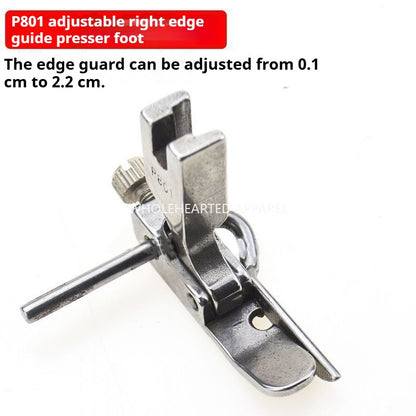 1442★  Flat car P803 presser foot computer car adjustable width and narrow stop fixed presser foot P723 sewing all-steel open wire presser foot★