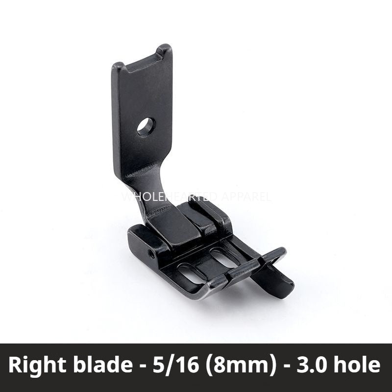 1625★ Nouveau pied-de-biche double aiguille S570 tout acier avec butée de couteau, butée latérale gauche et droite, accessoires pour machine à coudre★