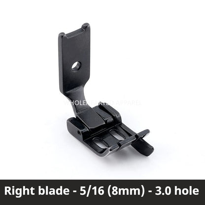 1625★ Nouveau pied-de-biche double aiguille S570 tout acier avec butée de couteau, butée latérale gauche et droite, accessoires pour machine à coudre★