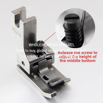 1430★  New flat car three high and low crimping presser foot import left and right high and low crimping special GF1/4B presser foot sewing accessories