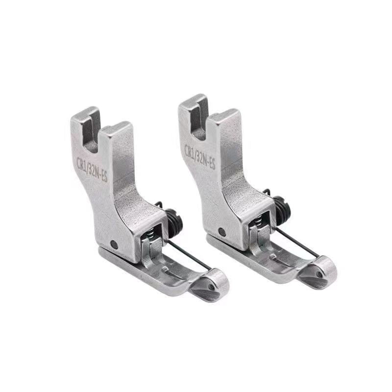1517★  Boutique flat car re-neck presser foot Electroplating re-neck spring high and low presser foot shirt press collar