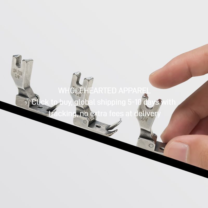 1456★  Flat car SP-733 blindfolded presser foot F503 curved hem pull cylinder matching special crimping presser foot crimping foot