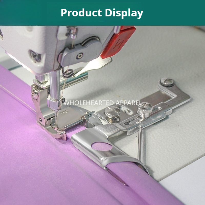 1757★ Handmade – Premium 279 shirt placket hemming folder, widened hemming attachment for curtain hems.★