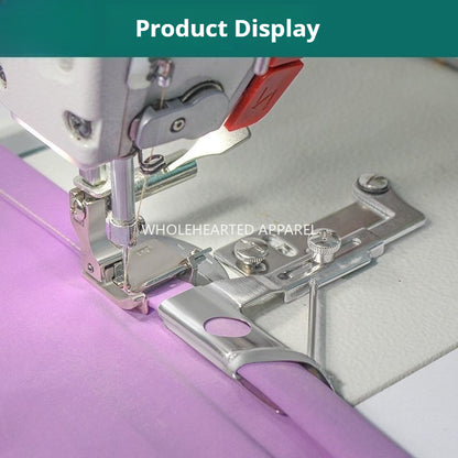1757★ Handmade – Premium 279 shirt placket hemming folder, widened hemming attachment for curtain hems.★