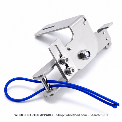 1951★ Adjustable-Height Stainless Steel Cord Lock Threading Tool for Clothing Drawstrings