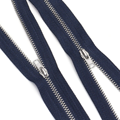 3095  Zipper No. 3 platinum metal open tail automatic head silver multi-colored cloth edge optional clothing jacket zipper