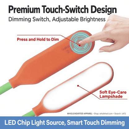 1472★ Plug-In LED Sewing Machine Work Light with Touch Dimming and Energy-Saving Illumination.