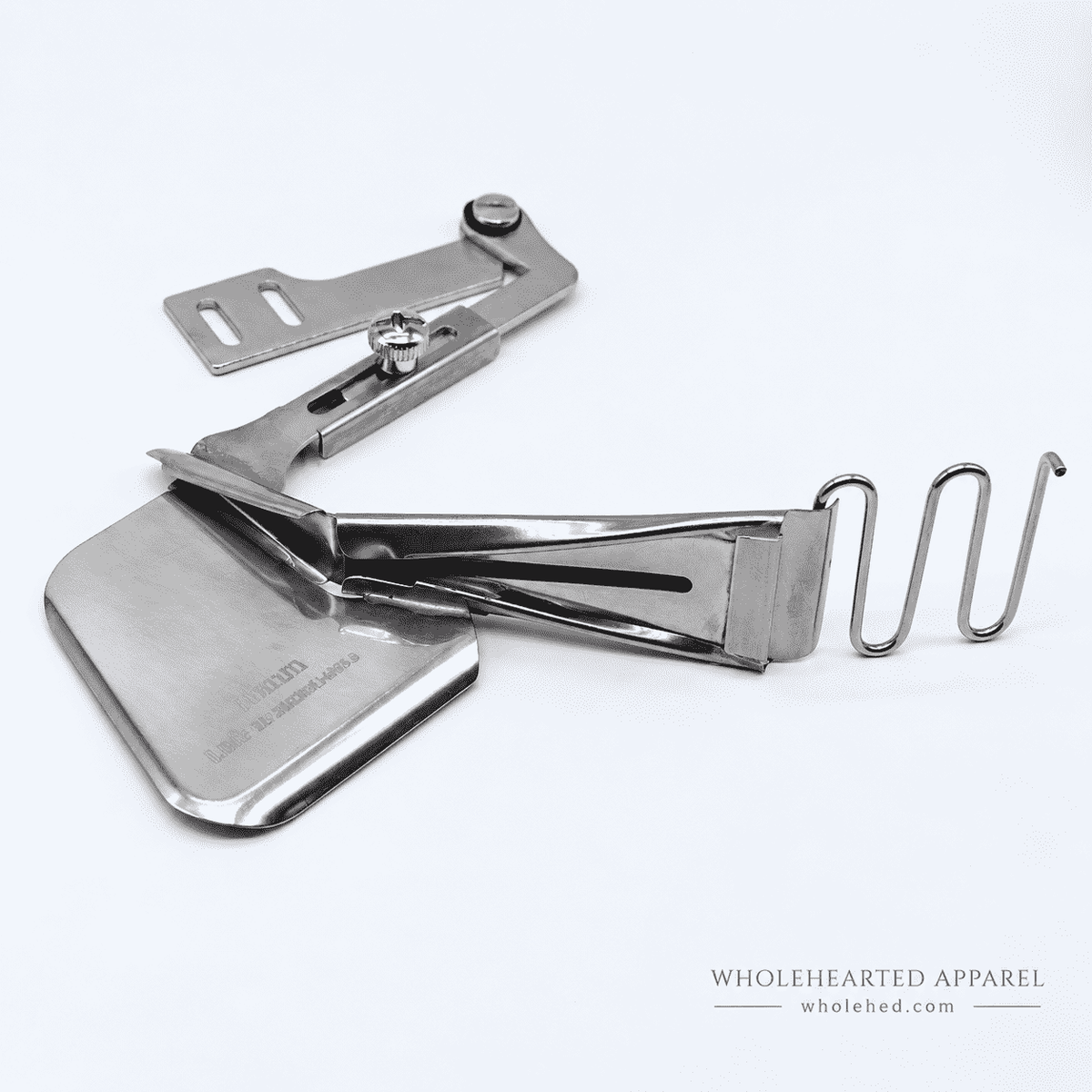 1691★ Adjustable Hemming Attachment for Flatbed Sewing Machine No Needle Plate Replacement with Hemming Presser Foot.