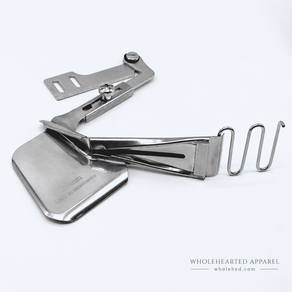1691★ Adjustable Hemming Attachment for Flatbed Sewing Machine No Needle Plate Replacement with Hemming Presser Foot.