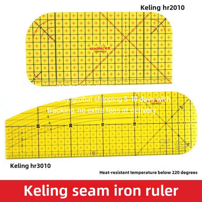 1399★  Koling ironing whole ironing ruler manual sewing ruler special clothing HR2010/3010 high temperature ruler